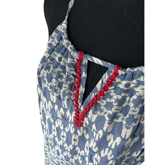 Y2K Lucky Brand Women’s Racerback Boho Dress Size Medium - Picture 2 of 5